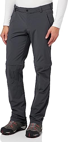 Schöffel Herren Pants Folkstone Zip Off, vielseitige Herren Hose mit Zip-Off Funktion, leichte Wanderhose für den Sommer, asphalt, 54 im Sale